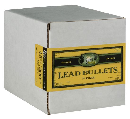 Picture of Speer 4678 Handgun 45 Cal .452 200 Gr Lead Semi Wadcutter 50 Per Box/ 1 Case 