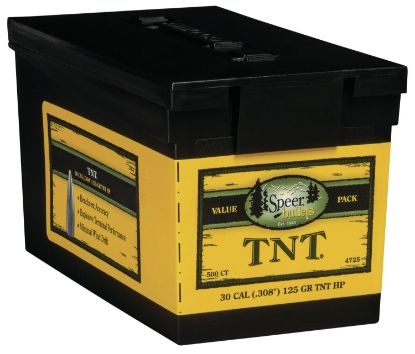 Picture of Speer 4725 Tnt 30 Cal .308 125 Gr Jacket Hollow Point 500 Per Box/ 1 Case 