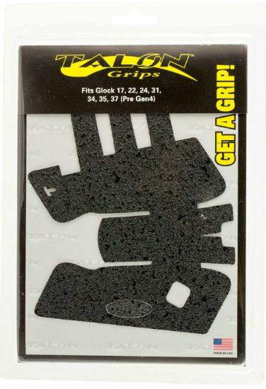 Picture of Talon Grips 103R Adhesive Grip Compatible W/Glock Gen3 17/22/24/31/34/35/37, Black Textured Rubber 