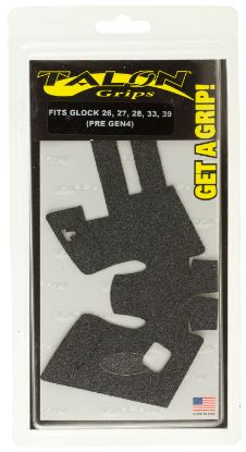 Picture of Talon Grips 105G Adhesive Grip Compatible W/Glock 26/27/28/33/39 Gen3, Black Textured Granulate 