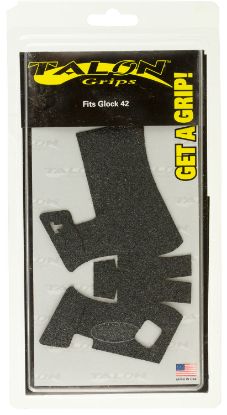 Picture of Talon Grips 108G Adhesive Grip Compatible W/Glock 42, Black Textured Granulate 