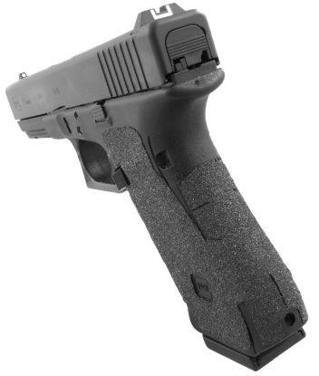 Picture of Talon Grips 113G Adhesive Grip Compatible W/ Glock 17/22/24/31/34/35/37 Gen4 W/No Backstrap, Black Textured Granulate 