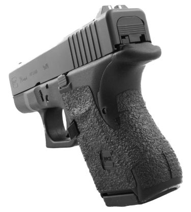 Picture of Talon Grips 117R Adhesive Grip Compatible W/Glock 26/27/28/33/39 Gen4 W/Medium Backstrap, Black Textured Rubber 