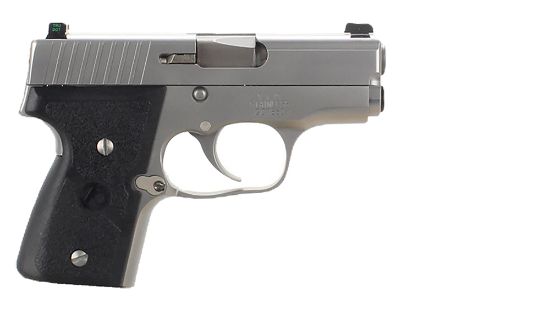 Picture of Kahr Arms M9093a Mk *Ca Compliant 9Mm Luger Caliber With 3" Barrel, 6+1 Or 7+1 Capacity, Overall Matte Stainless Steel Finish, Serrated Slide & Textured Wraparound Black Nylon Grip 