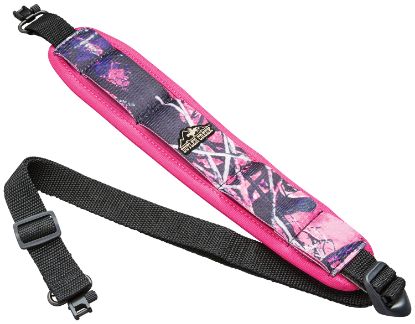 Picture of Butler Creek 181010 Comfort Stretch Rifle Sling Sling Muddy Girl Neoprene W/Non-Slip Grippers 2.50" Wide Adjustable Design Qd Swivels 