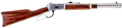 Picture of Rossi 920441693 R92 Carbine 44 Rem Mag 8+1, 16" Stainless Steel Round Barrel, Stainless Steel Metal Finish Receiver, Fixed Hardwood Stock, Right Hand 