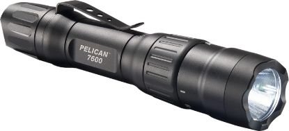 Picture of Pelican 7600 Tactical Flashlight Black Anodized 37/479/944 Lumens White/Red/Green Led 
