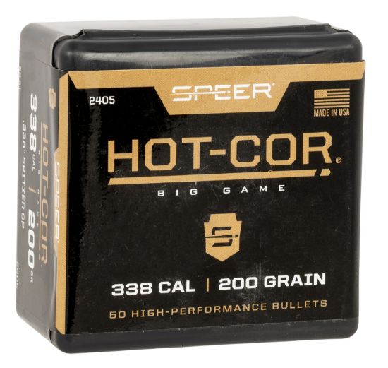 Picture of Speer 2405 Hot-Cor 338 Cal .338 200 Gr Spitzer Soft Point 50 Per Box/ 5 Case 