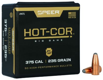 Picture of Speer 2471 Hot-Cor 375 Cal .375 235 Gr Semi Spitzer Soft Point 50 Per Box/ 5 Case 