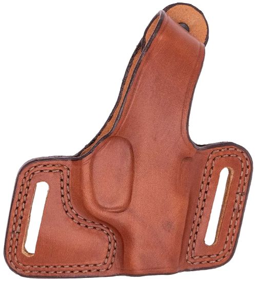 Picture of Bianchi 15190 Black Widow Owb Size 14 Tan Leather Belt Slide Fits Glock 17 Fits Glock 19 Fits Glock 22 Right Hand 