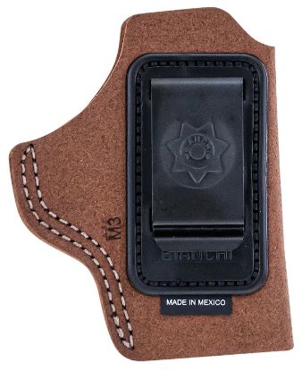 Picture of Bianchi 10380 6C Iwb Tan Leather Belt Clip Fits 2" Barrels/Ruger/Colt Charter Arms Right Hand 