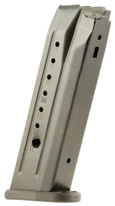 Picture of Promag Ruga36 Standard 15Rd 9Mm Luger Fits Ruger Sr Blued Steel 