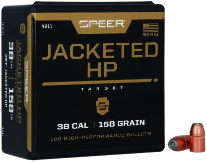 Picture of Speer 4211 Handgun 38 Cal .357 158 Gr Jacket Hollow Point 100 Per Box/ 5 Case 