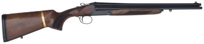 Picture of Charles Daly 930108 Triple Threat 12 Gauge 3Rd 3" 18.50" Blued Triple Barrel, Black Metal Finish, Oiled Walnut Checkered Stock & Forend, Removeable Butt Stock, Includes 5 Choke Tubes 