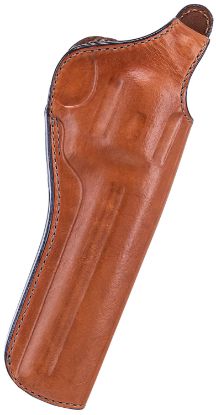 Picture of Bianchi 12680 111 Cyclone Belt Holster Size 05 Owb Open Bottom Style Made Of Leather With Tan Finish, Strongside/Crossdraw & Belt Loop Mount Type Fits 6" Barrel S&W K-Frame For Right Hand 