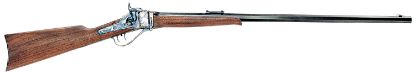 Picture of Chiappa Firearms 920025 1874 45-70 Gov 1Rd, 32" Blued Octagon Barrel, Color Case Hardened Steel Oiled Checkered Walnut, Fixed Checkered W/ Patch Box Stock, Right Hand 