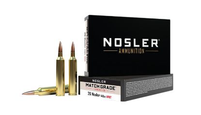 Picture of Nosler 51288 Match Grade 26 Nosler 140 Gr Custom Competition Hollow Point Boat Tail 20 Per Box/ 10 Case 