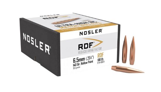 Picture of Nosler 49824 Rdf Match 6.5Mm .264 140 Gr Hollow Point Boat Tail/ 100 Per Box 