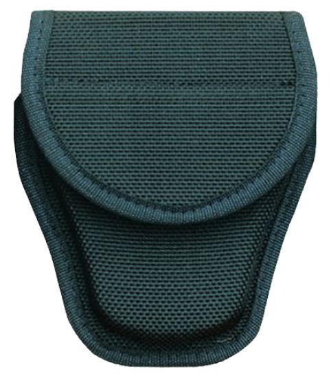 Picture of Bianchi 17390 7300 Covered Handcuff Case Standard Linked Handcuffs Accumold Black Basketweave 2.25" Hook & Loop 