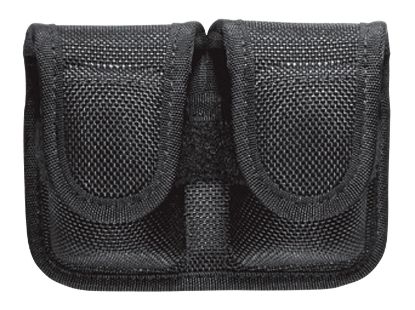 Picture of Bianchi 17400 7301 Speedloader Pouch Double Black Accumold Hook & Loop Belts 2-2.25" Wide Compatible W/ 38/357 