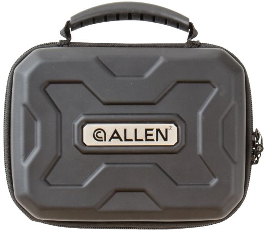 Picture of Allen 827 Exo Handgun Case Black Polymer, Molded Carry Handle, Egg Crate Foam & Lockable Zippers 7" X 5.25" 