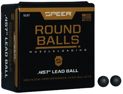 Picture of Speer 5137 Lead Balls 45 Cal Lead Ball .457 Dia 143 Gr 100 Per Box/ 5 Case 