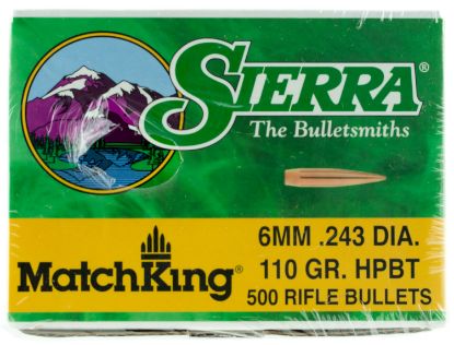 Picture of Sierra 1575C Matchking 6Mm .243 110 Gr Hollow Point Boat Tail/ 500 Per Box 