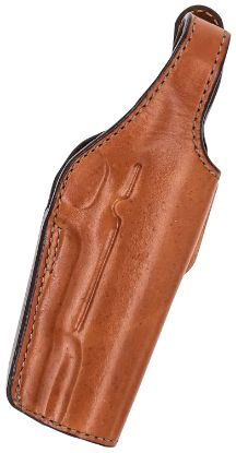 Picture of Bianchi 17632 19L Thumbsnap Belt Holster Size 19 Open Bottom Style Made Of Leather With Tan Finish & Belt Loop Mount Type Fits Ruger Sr1911 & Springfield 1911-A1 For Right Hand 