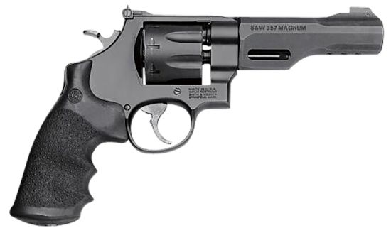 Picture of Smith & Wesson 170269 Model 327 Performance Center Trr8 357 Mag Or 38 S&W Spl +P Black Stainless Steel 5" Barrel & 8Rd Cylinder, Black Scandium Alloy N-Frame , Black Synthetic Grip , Optics Ready 