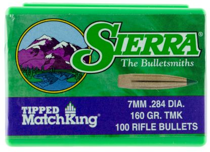 Picture of Sierra 7660 Tipped Matchking 7Mm .284 160 Gr Tipped Matchking/ 100 Per Box 