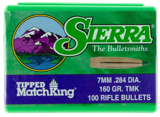 Picture of Sierra 7660 Tipped Matchking 7Mm .284 160 Gr Tipped Matchking/ 100 Per Box 