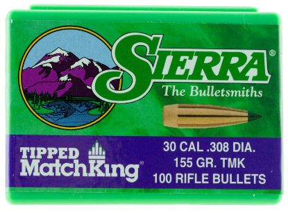 Picture of Sierra 7755 Tipped Matchking 30 Cal .308 155 Gr Tipped Matchking/ 100 Per Box 