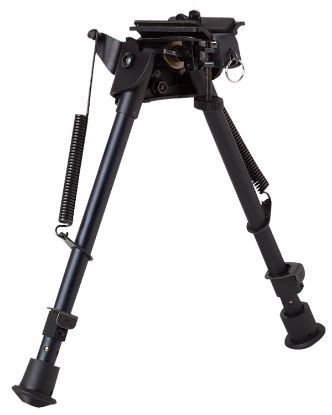 Picture of Firefield Ff34024 Compact Bipod 9-14" Black Aluminum Swivel Stud Attachment Or Picatinny Rail (Adapter Included) 