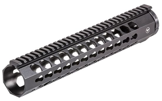 Picture of Firefield Ff34051 Edge Handguard 12" Keymod Style Made Of 6061-T6 Aluminum With Black Matte Finish For Ar-15 