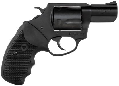 Picture of Charter Arms 63520 Mag Pug Large 357 Mag, 5 Shot 2.20" Black Nitride Steel Barrel, Cylinder & Frame W/Black Finger Grooved Rubber Grip 