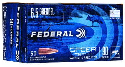 Picture of Federal Ae65gdl90vp American Eagle Varmint & Predator 6.5 Grendel 90 Gr Jacket Hollow Point 50 Per Box/ 5 Case 