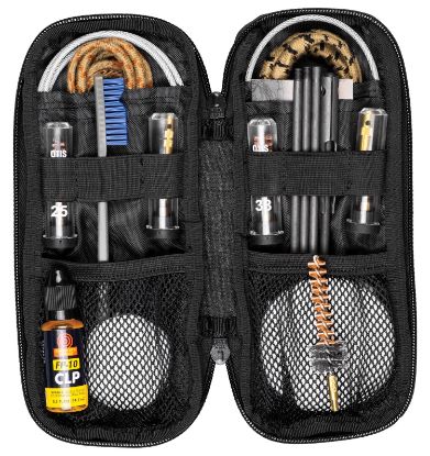 Picture of Otis Fg9015569 Defender Cleaning Kit Multi-Caliber Handgun/Rifle/13 Pieces Black Nylon Case 