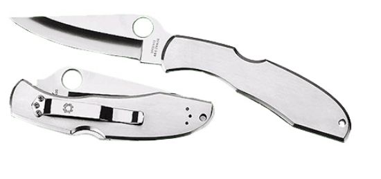 Picture of Spyderco C10p Endura Ii 3.88" Folding Drop Point Plain Vg-10 Stainless Steel Blade/Stainless Handle 