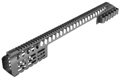 Picture of Aim Sports Mtmsg870 Modular Rail System 24.90" M-Lok Style Made Of Aluminum With Black Finish & Picatinny Rail For Remington 870 Includes Shell Holder 