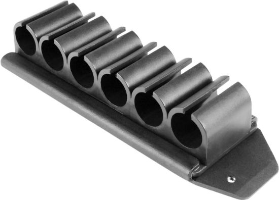 Picture of Aim Sports Mm6rk Side Shell Carrier Polymer W/Aluminum Mounting Plate 12 Gauge Capacity 6Rd 500,590,500A Shotgun Mounting Plate Mount 