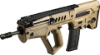 Picture of Iwi Tavor X95 Bullpup Rifle .300 Aac 16.5" Barrel Rh 30Rd Buis Flattop Flat Dark Earth