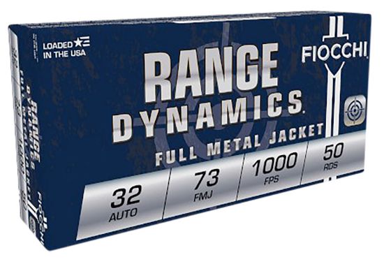 Picture of Fiocchi 32Ap Range Dynamics 32 Acp 73 Gr Full Metal Jacket 50 Per Box/ 20 Case 