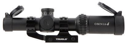 Picture of Truglo Tg-8514Tlr Omnia Tactical Black Anodized 1-4X24mm 30Mm Tube Illuminated Aptr Reticle 