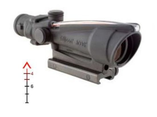 Picture of Acog 3.5X35 .308 Bac Chvn Red