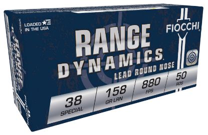 Picture of Fiocchi 38C Range Dynamics 38 Special 158 Gr Lead Round Nose 50 Per Box/ 20 Case 