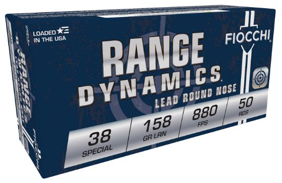 Picture of Fiocchi 38C Range Dynamics 38 Special 158 Gr Lead Round Nose 50 Per Box/ 20 Case 