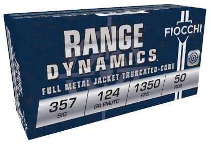 Picture of Fiocchi 357Sigap Range Dynamics 357 Sig 124 Gr Full Metal Jacket 50 Per Box/ 20 Case 