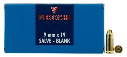 Picture of Fiocchi 9Mmblank Pistol Blank 9Mm Luger 50 Per Box/ 20 Case 