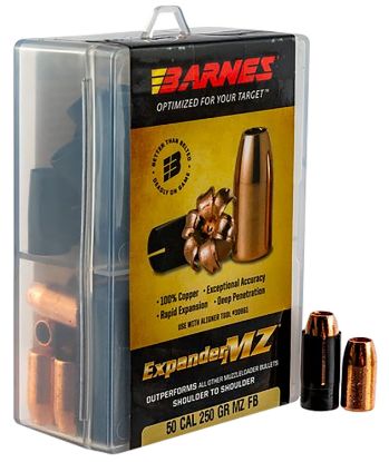 Picture of Barnes Bullets 30569 Expander Mz Muzzleloader 50 Cal Expander Mz Hollow Point 300 Gr 15Rd Box 