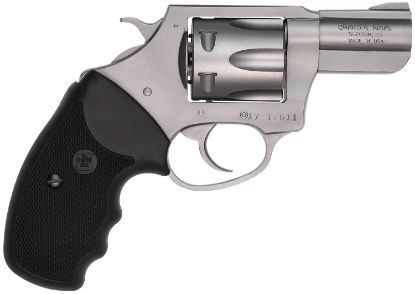 Picture of Charter Arms 73840 Undercover Large 38 Special, 6 Shot 2.20" Stainless Steel Barrel & Cylinder, Anodized Aluminum Frame W/Black Finger Grooved Rubber Grip, Exposed Hammer 